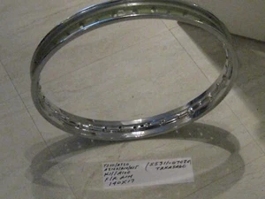 SUZUKI TS50/AS50/AS100/K15/K11/K10/A100 F/R WHEEL RIM 140 X 17 36 HOLE NOS! - Picture 1 of 2