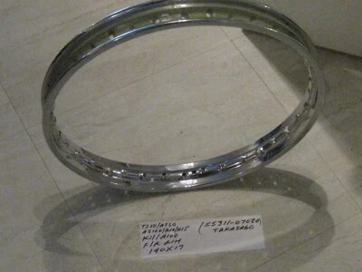 LLANTA SUZUKI TS50/AS50/AS100/K15/K11/K10/A100 F/R 140 X 17 36 ORIFICIOS ¡NUEVA! Foto 1 de 2