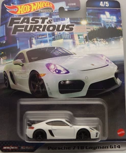 Hot Wheels Premium Porsche 718 Cayman GT4 Fast & Furious 4/5 2023 HNW46-LA10 - Imagen 1 de 7