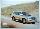 Toyota . Land Cruiser V8 . Toyota Land Cruiser V8 . April 2011 Sales Brochure