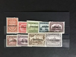 INGRESOS DE LA CAMISETA (9) CON SOBREIMPRESIONES DE MUESTRAS MNH - Imagen 1 de 1