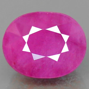 4.94 ct.GEM PIECE PURPLISH PINK RUBY NORMAL HEATED NATURAL OVAL SHAPE - Picture 1 of 3