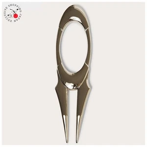 Oakley Golf Divot Tool Repair Fork FOS901855 Ellipse Logo Alloy 2024 New Silver - Picture 1 of 4