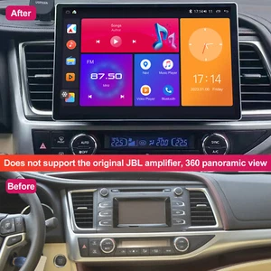 13.1" Android for Toyota Highlander 2015~2019 Car Stereo Radio GPS NAVI 8G+128G - Picture 1 of 8