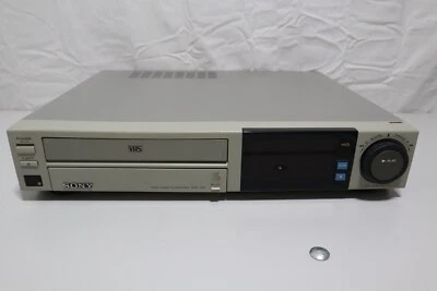 REPRODUCTOR/GRABADOR VHS PROFESIONAL SONY SVO-140/como está piezas o reparación Foto 1 de 4
