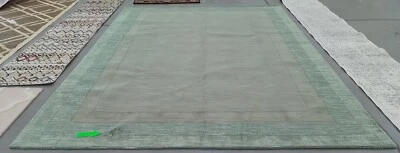 GREEN / BEIGE 9'-0" x 12'-0" Hole in Rug, Reduced Price 1172768358 IM821D-9 — 第 1/4 张图片