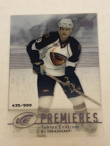 2007-08 Upper Deck Ice Premieres /999 Tobias Enstrom Level 2 #161 Rookie