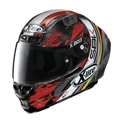 Integral Helm Kohlenstoff XLITE X803 Rs Ultra SBK 68 Schwarz Rot Größe L - Bild 1 von 3