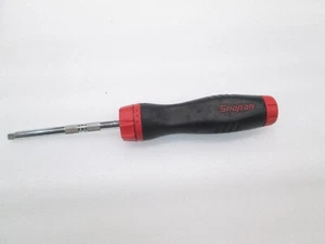 Snap-on Tools Soft Grip Ratcheting Screwdriver W/ 1/4" DR HEX SHANK SGDMRC4-TM4 - Picture 1 of 6
