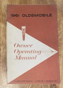 1961 Oldsmobile Owners Manual Classic 98 Super 88 Dynamic 88 - Picture 1 of 2