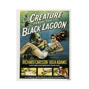 Stampa su Tela su Carta Poster o Quadro Anonymous Creature From The Black Lagoon - Foto 1 di 2