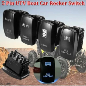 4x LED Light Bar Rocker Switch For UTV POLARIS RZR 4 XP 900 1000 Arctic Cat 12V - Picture 1 of 8