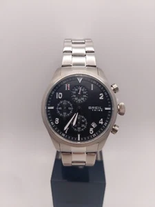 Orologio Breil EW0260 Pilot Cronografo Nero Acciaio 38mm - Foto 1 di 8