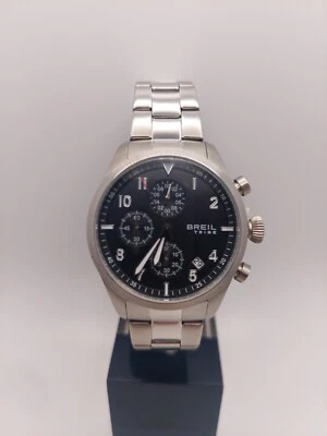 Orologio Breil EW0260 Pilot Cronografo Nero Acciaio 38mm - Immagine 1 di 4