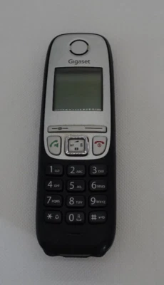 Gigaset A415, Mobilteil, Handgerät Telefon, Tastentelefon, schwarz/silber (T514) - Bild 1 von 4
