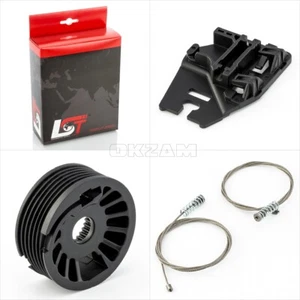 REAR LEFT WINDOW REGULATOR REPAIR KIT FOR BMW 3 SERIES E46 - Picture 1 of 12