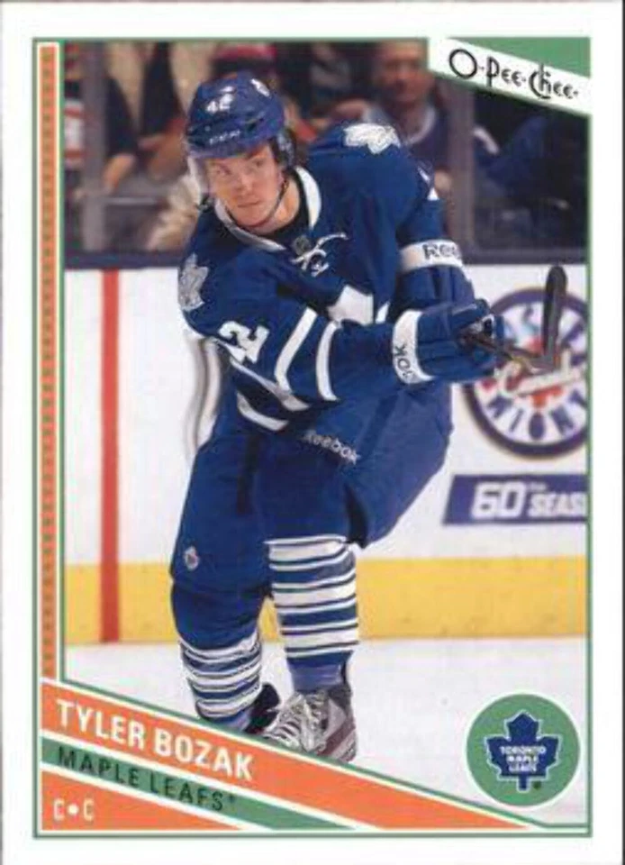 #327 Tyler Bozak - Toronto Maple Leafs - 2013-14 O-Pee-Chee Hockey - Image 1 of 1
