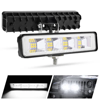 6"INCH LED Work Light Bar Spot Flood Lights Driving Lamp Off road SUV Truck 12V - Image 1 of 4