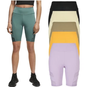 Urban Classics Ladies High Waist Tech Mesh Cycle Shorts kurze Leggings Sporthose - Bild 1 von 64