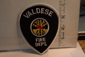 feueraufnäher VALDESISCHE FEUERWEHR NORTH CAROLINA SCHWARZ-WEISS - Bild 1 von 1