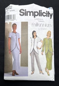 Simplicity 8602 Misses Tunic-Skirt- Pants 1999 Millennium Pattern 12-14-16 Cut - Picture 1 of 2