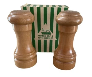 MCM Woodpecker Woodware Salt & Pepper Shakers Vintage Mid Century Japan NOS - Picture 1 of 6