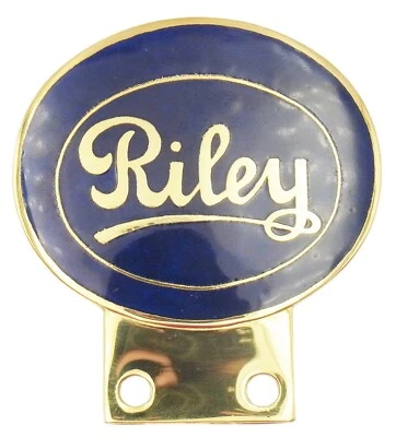 New Old Stock - Riley Motor Car Badge Auto Emblem w/Box - Image 1 of 4