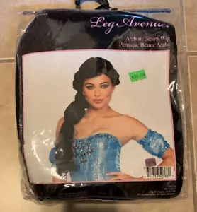 Arabian Beauty Womens Black Hair Wig Leg Avenue for Costume NEW Halloween - Picture 1 of 2