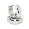 Orecchini Uomo Rapper Punk - Acciaio Inox Cerchio Huggie Con CZ Oro, Metaltree98