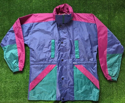Chaqueta impermeable vintage Regatta multicolor años 90 talla XL Foto 1 de 4