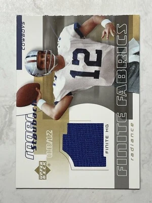 2004 Upper Deck ROGER STAUBACH Finite Fabrics /25 Cowboys HOF - Image 1 of 4