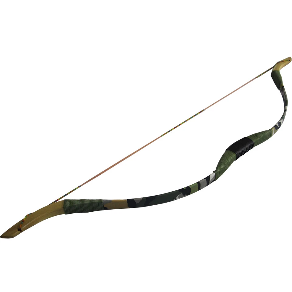 15LB Handmade Traditional Recurve Bow Juvenile Archer Outdoor Archery Practice - Image 1 of 4