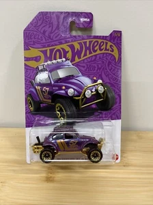 Hot Wheels Pearl and Chrome Volkswagen Baja Bug Vehicle 2025 1:64 Scale Ages 3+ - Picture 1 of 4