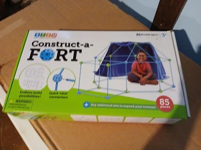 Construct-a-Fort Buildable Children's Playset, 85 Pieces Count per Pack, - Image 1 of 2