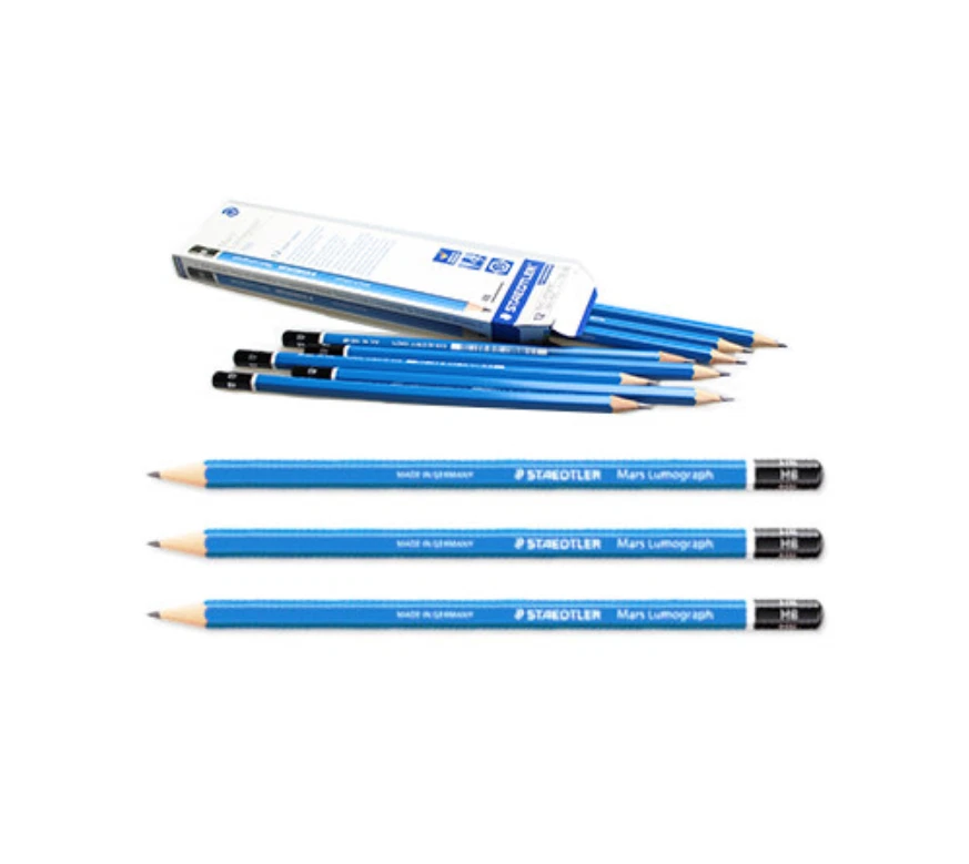Staedtler Mars Lumograph 100 Pencil Pack of 12 - Choose Type - Image 1 of 1