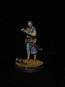 Monk Fighter Brawler Miniature Painted DnD Mini Dungeons and Dragons Pathfinder - Picture 1 of 5