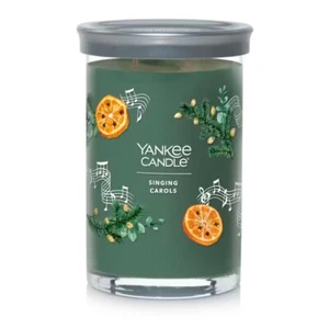 Yankee Candle - Bicchiere grande firmato due stoppini - canti che cantano - USA - Foto 1 di 3