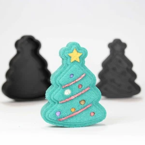 Christmas Tree with Decor Bath Bomb Mold, DIY original BathBombs Set 3D Printed - Picture 1 of 7