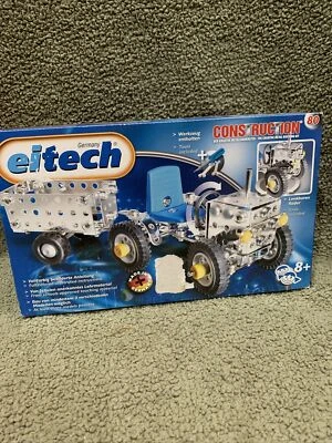 Kit creativo de construcción de metal para tractor y vagón de juguete Eitech Construction 80 Foto 1 de 4