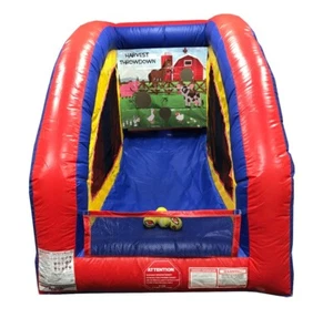 Portable Sealed Airframe Game 8x6 Harvest Throwdown With Built in Blower 6 Balls - Picture 1 of 7