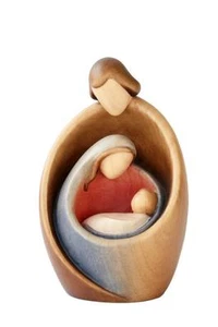 SACRA FAMIGLIA MODERNA IN LEGNO COLORATA MOD. DOLFI - Imagen 1 de 1