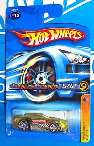 Hot Wheels 2006 Track Aces Series #115 X-Raycers Horseplay Clear Yellow w/ PR5s - Picture 1 of 2