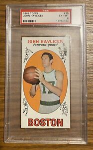 John Havlicek 1969-70 Topps Rookie #20 PSA 6 EXMT - Celtics