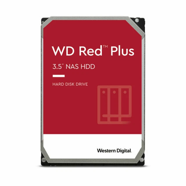 Western Digital Red Plus (5400RPM, 3.5", SATA III, 128MB Cache) 4TB Internal Enterprise Drive - WD40EFZX
