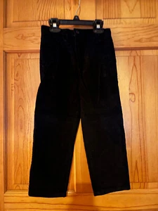 Holiday Editions Corduroy Pants Straight Leg Boys Sz 5T Black adjustable waist - Picture 1 of 4