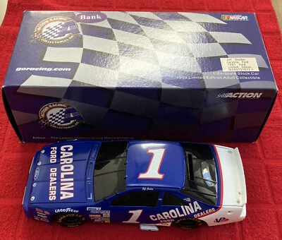 VINTAGE JEFF GORDON BANK 1991 #1 CAROLINA FORD DEALERS  DIE CAST 1:24-SCALE  - Image 1 of 4