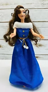 Disney Megara Hercules Mode Barbie Puppe lang brünett blau Kleid 12" groß gebraucht - Bild 1 von 12