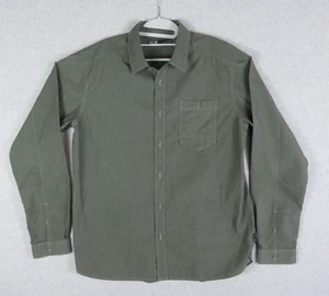 Mountain Hardwear Shirt Mens Large Green Geometric Button Up Outdoor Casual - Picture 1 of 9