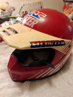  ШЛЕМ LS2 ВИНТАЖНЫЙ МОТОКРОСС FOX ГОНКИ HONDA HRC FMF DG SUPERCROSS MX LAZER - Изображение 1 из 4