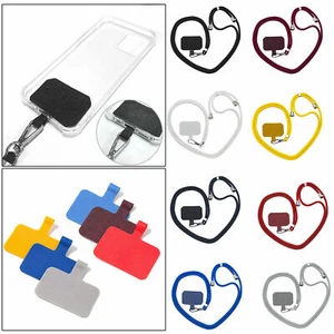 iPhone Samsung Mobile Phone Lanyard Adjustable Length Neck Strap Handheld Rope - Picture 1 of 33